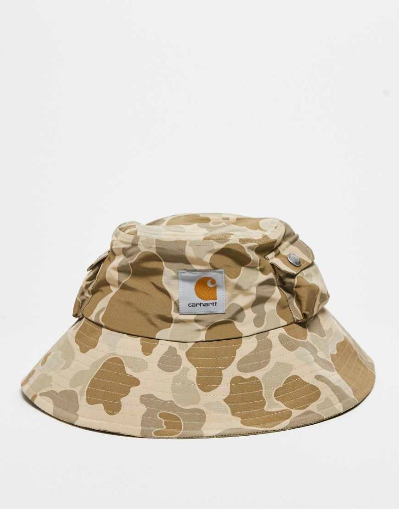 Carhartt WIP - Irwin - Anglerhut mit Military-Muster-Bunt von Carhartt WIP