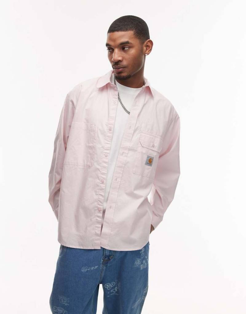 Carhartt WIP - Irwin - Hemd in Hellrosa von Carhartt WIP