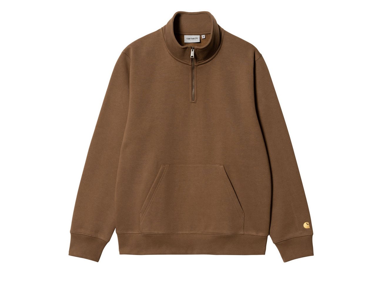 Carhartt WIP Kapuzenpullover Carhartt WIP Chase Neck Zip Sweat Tamarind Gold Carhartt WIP Kapuzenpullover Carhartt WIP Chase Neck Zip Sweat Tamarind Gold von Carhartt WIP
