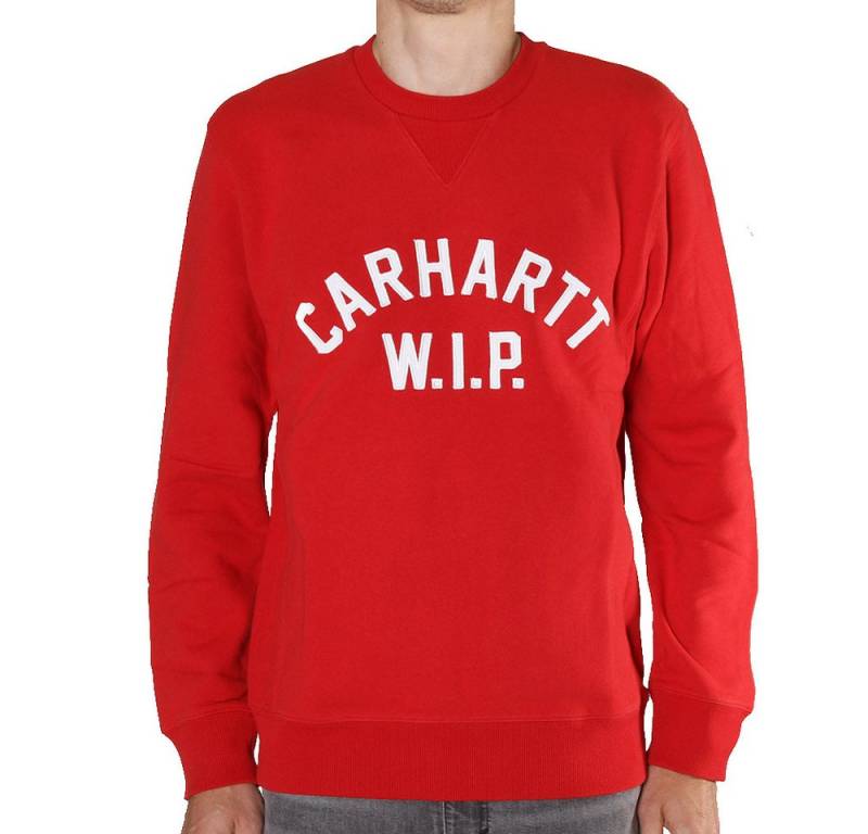 Carhartt WIP Kapuzenpullover Carhartt WIP USS Script Sweat Rosehip White Washed von Carhartt WIP