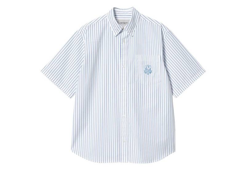 Carhartt WIP Kurzarmhemd Carhartt WIP S/S Linus Shirt Linus Stripe Bleach White Carhartt WIP Kurzarmhemd Carhartt WIP S/S Linus Shirt Linus Stripe Bleach White von Carhartt WIP