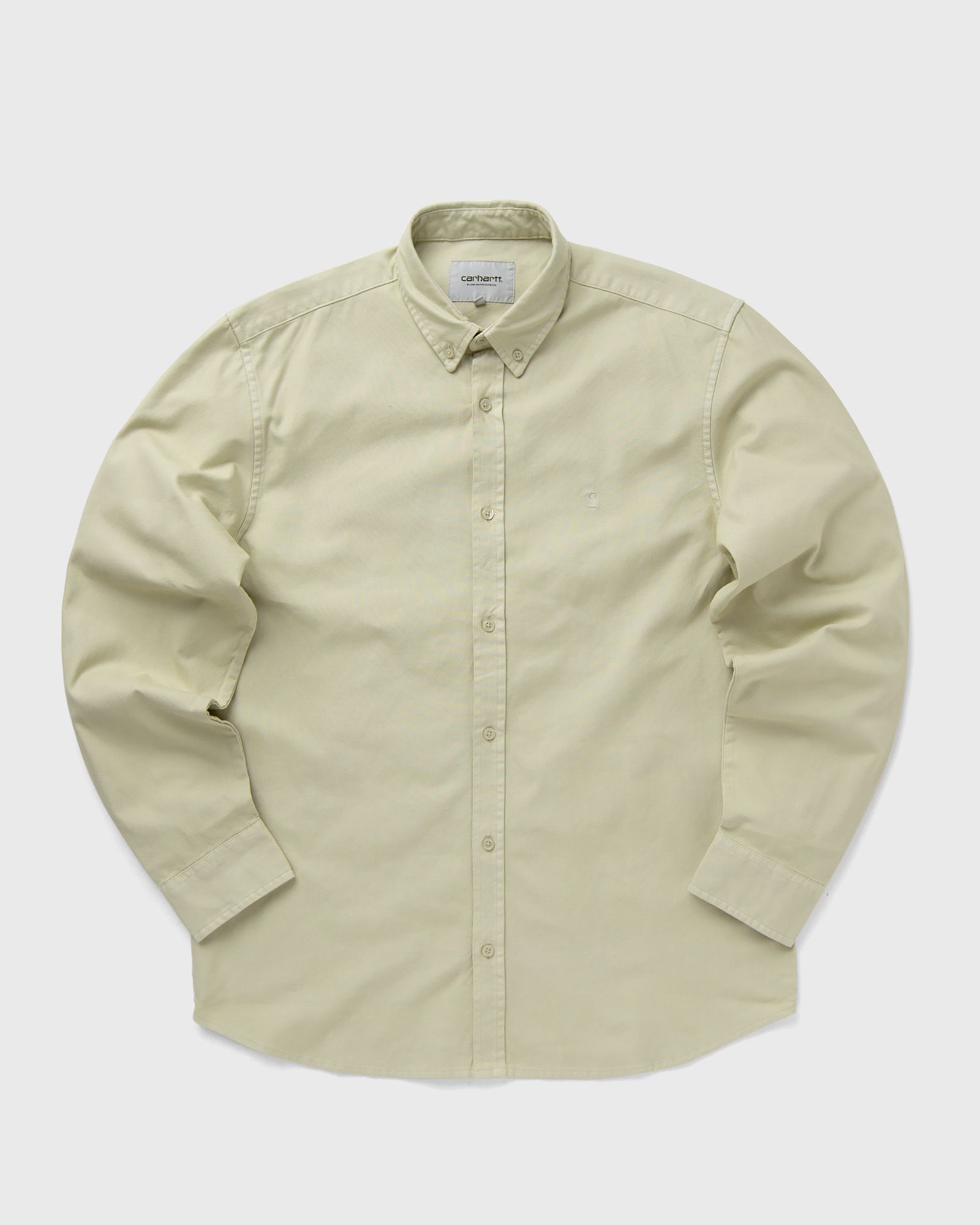 Carhartt WIP L/S Bolton Shirt men Longsleeves beige in Größe:S von Carhartt WIP