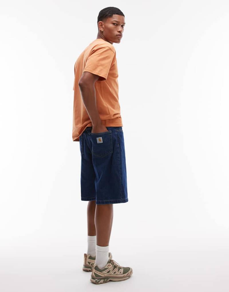 Carhartt WIP - Landon - Jeans-Jorts in mittelblauer Waschung von Carhartt WIP