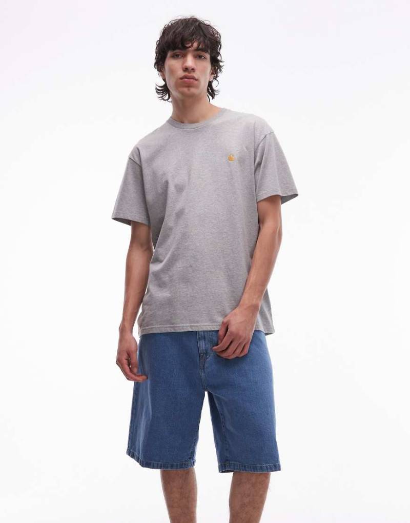 Carhartt WIP - Landon - Jeans-Jorts in mittelblauer Waschung von Carhartt WIP