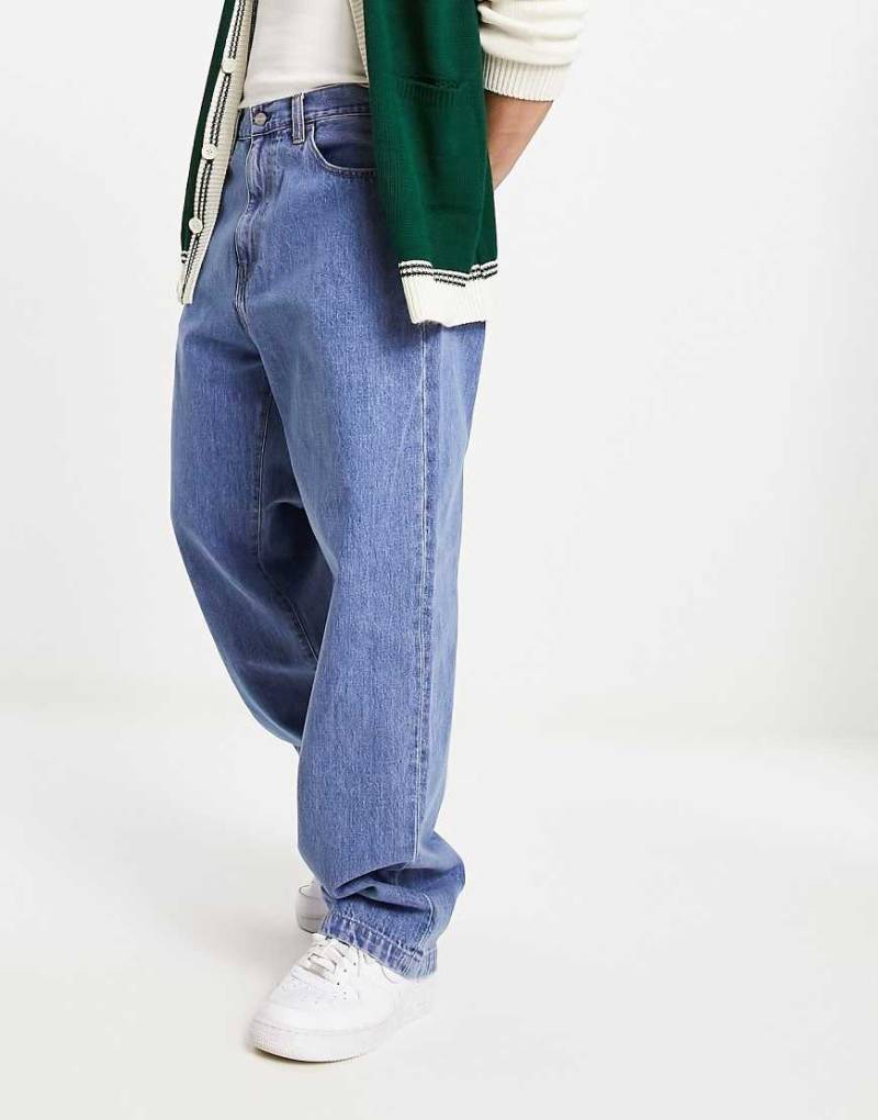 Carhartt WIP - Landon - Lässige Jeans in blauer Bleach-Waschung mit schmal zulaufendem Schnitt von Carhartt WIP