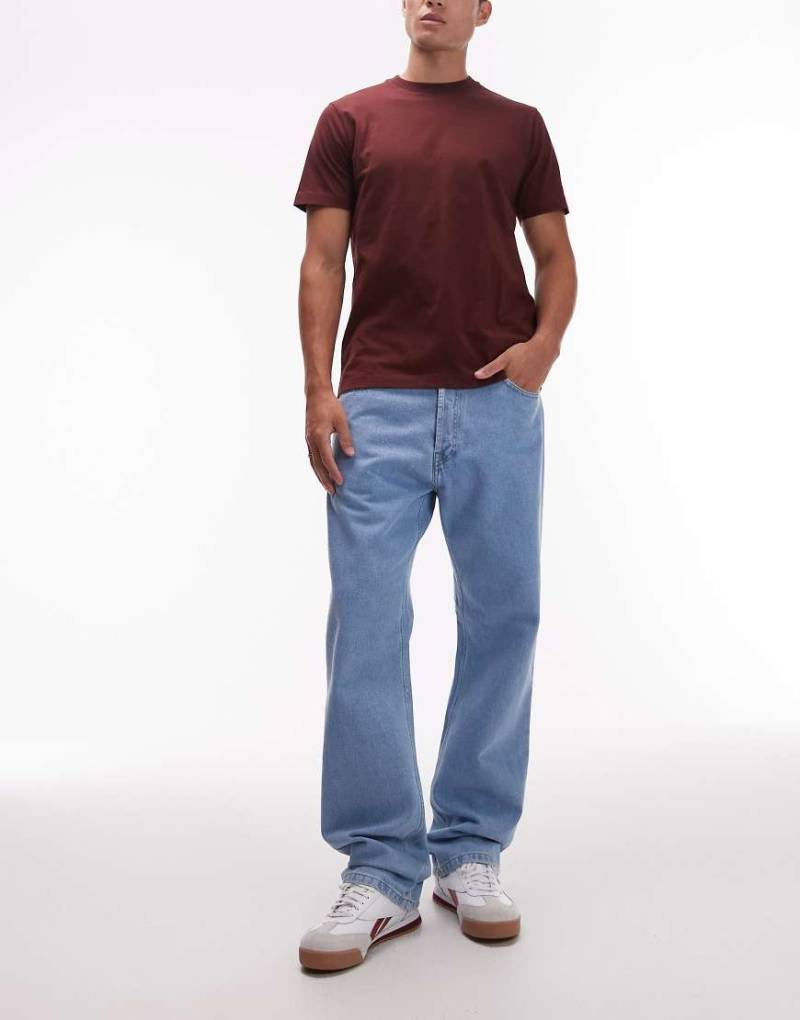 Carhartt WIP - Landon - Schmal geschnittene Jeans in gebleichtem Hellblau mit lockerem Schnitt von Carhartt WIP