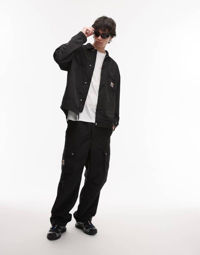 Carhartt WIP - Liam - Utility-Hemdjacke in Schwarz-Bunt von Carhartt WIP