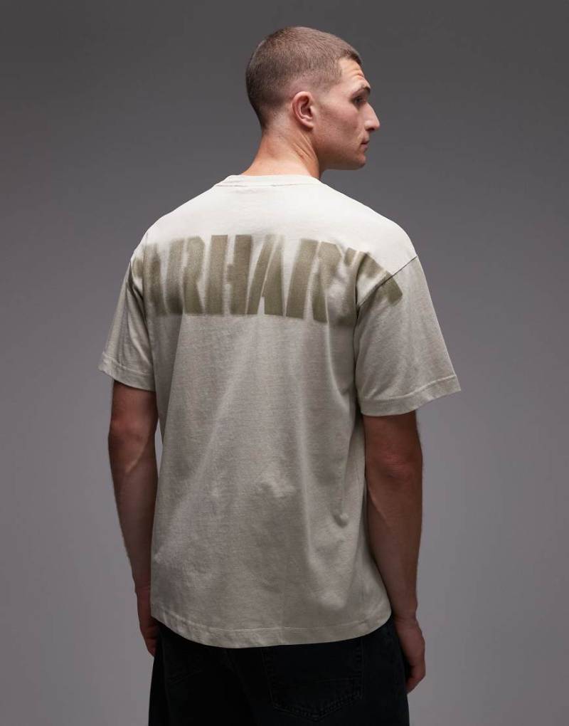 Carhartt WIP - Locker sitzendes, robustes T-Shirt in Beige-Neutral von Carhartt WIP