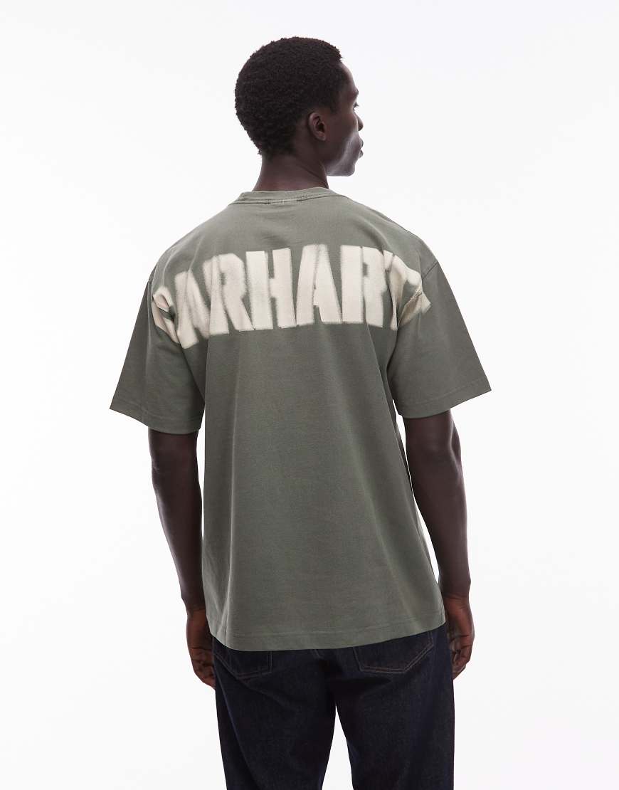 Carhartt WIP - Locker sitzendes, robustes T-Shirt in Khaki-Grün von Carhartt WIP
