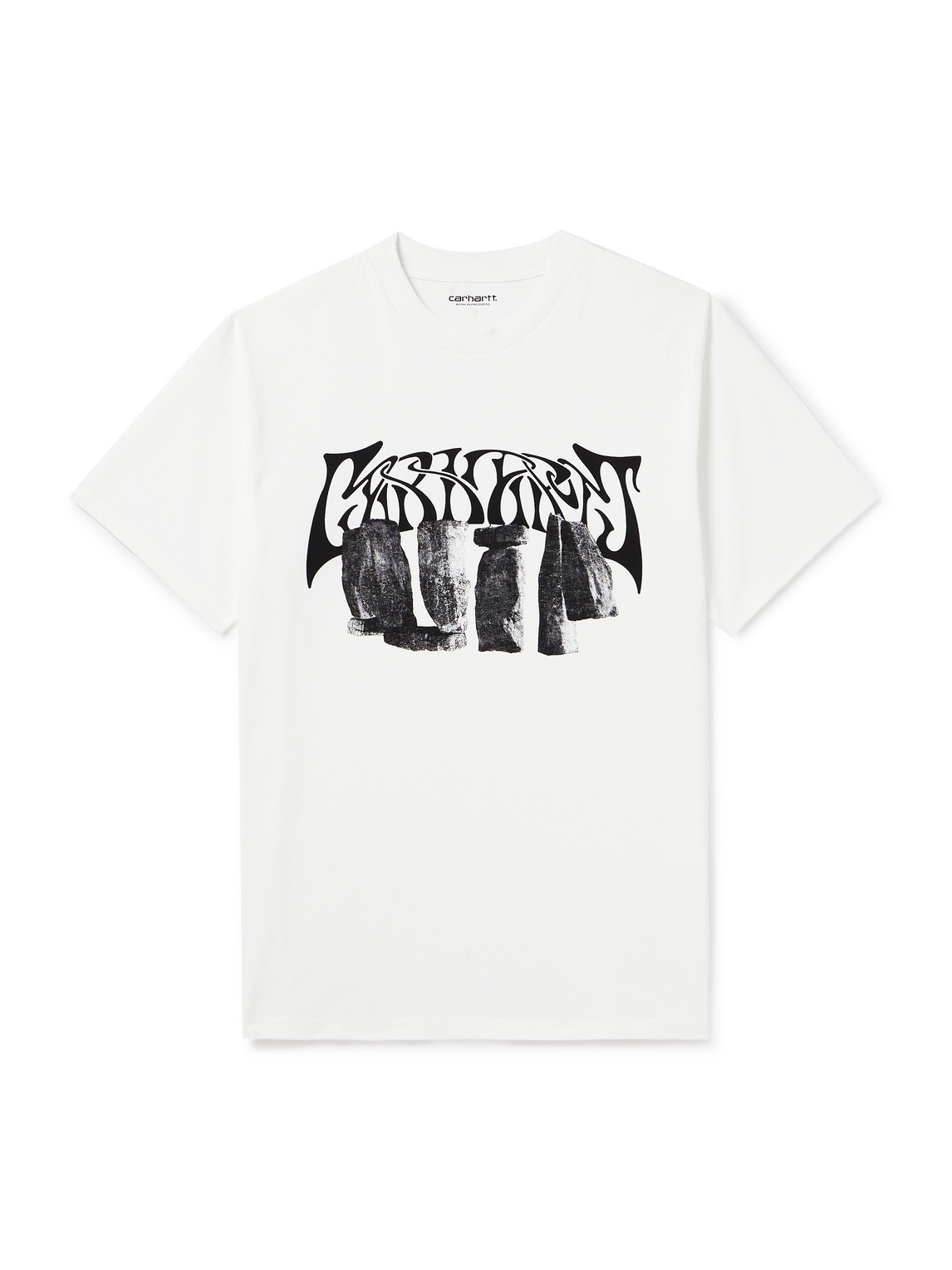 Carhartt WIP - Logo-Print Cotton-Jersey T-Shirt - Men - White - XS von Carhartt WIP