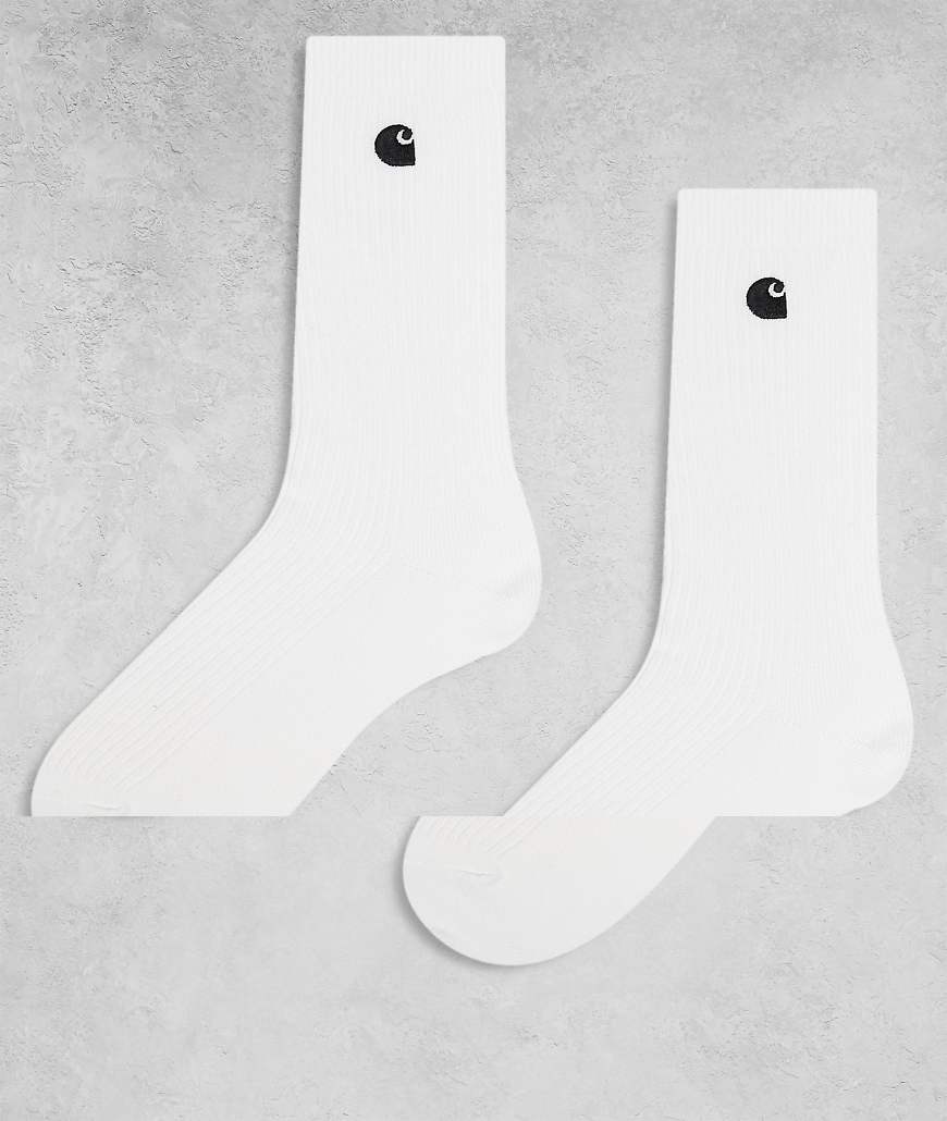 Carhartt WIP - Madison - 2er-Pack Socken in Weiß Carhartt WIP - Madison - 2er-Pack Socken in Weiß von Carhartt WIP