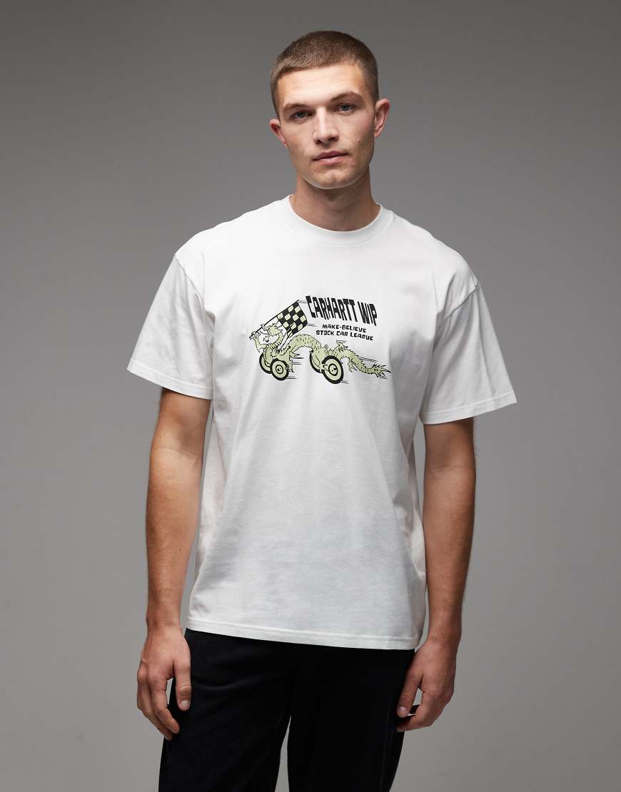 Carhartt WIP - Make Believe - Loose-Fit-T-Shirt in Weiß von Carhartt WIP