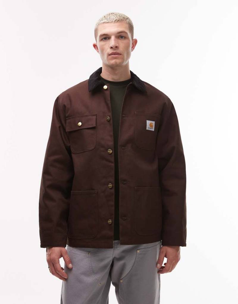 Carhartt WIP - Michigan - Jacke in Dunkelbraun von Carhartt WIP