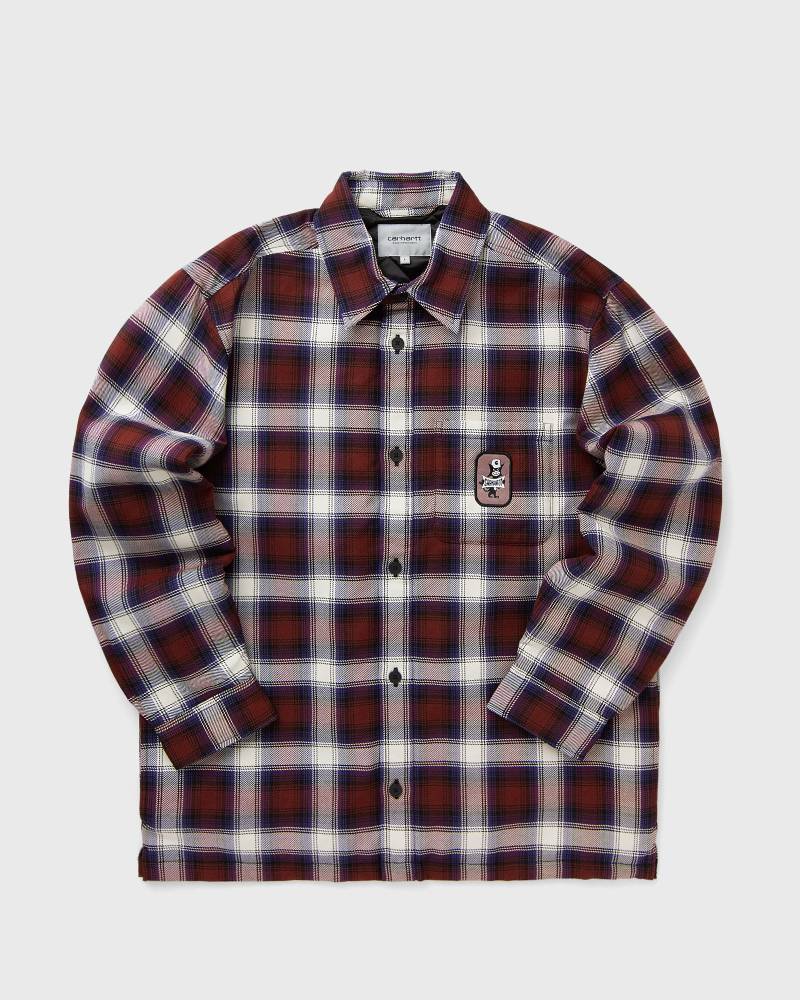 Carhartt WIP Monahan Shirt Jacket men Overshirts red in Größe:M von Carhartt WIP