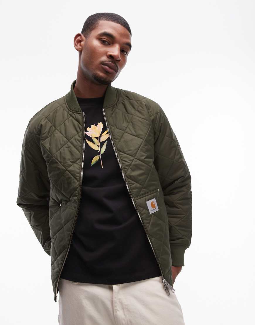 Carhartt WIP - Myton - Gefütterte Steppjacke in Grün von Carhartt WIP