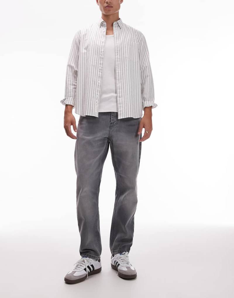 Carhartt WIP - Newel - Locker geschnittene, schmal zulaufende Jeans in verwaschenem Schwarz von Carhartt WIP