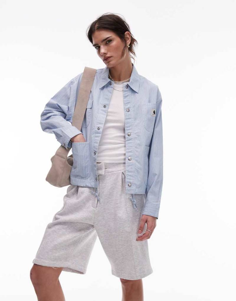 Carhartt WIP - Nota - Jacke in Hellblau von Carhartt WIP
