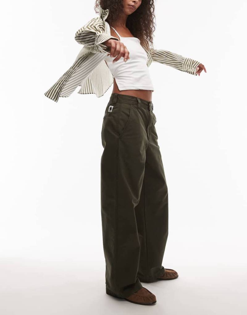 Carhartt WIP - Novi - Hose in Dunkelgrün-Brown Carhartt WIP - Novi - Hose in Dunkelgrün-Brown von Carhartt WIP