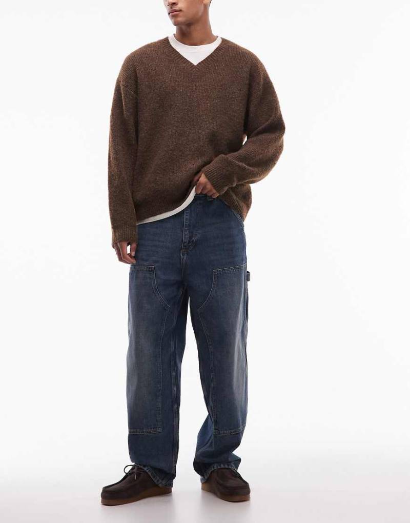 Carhartt WIP - OG - Locker sitzende Jeans in blauer Waschung mit verstärkter Kniepartie und geradem Schnitt von Carhartt WIP