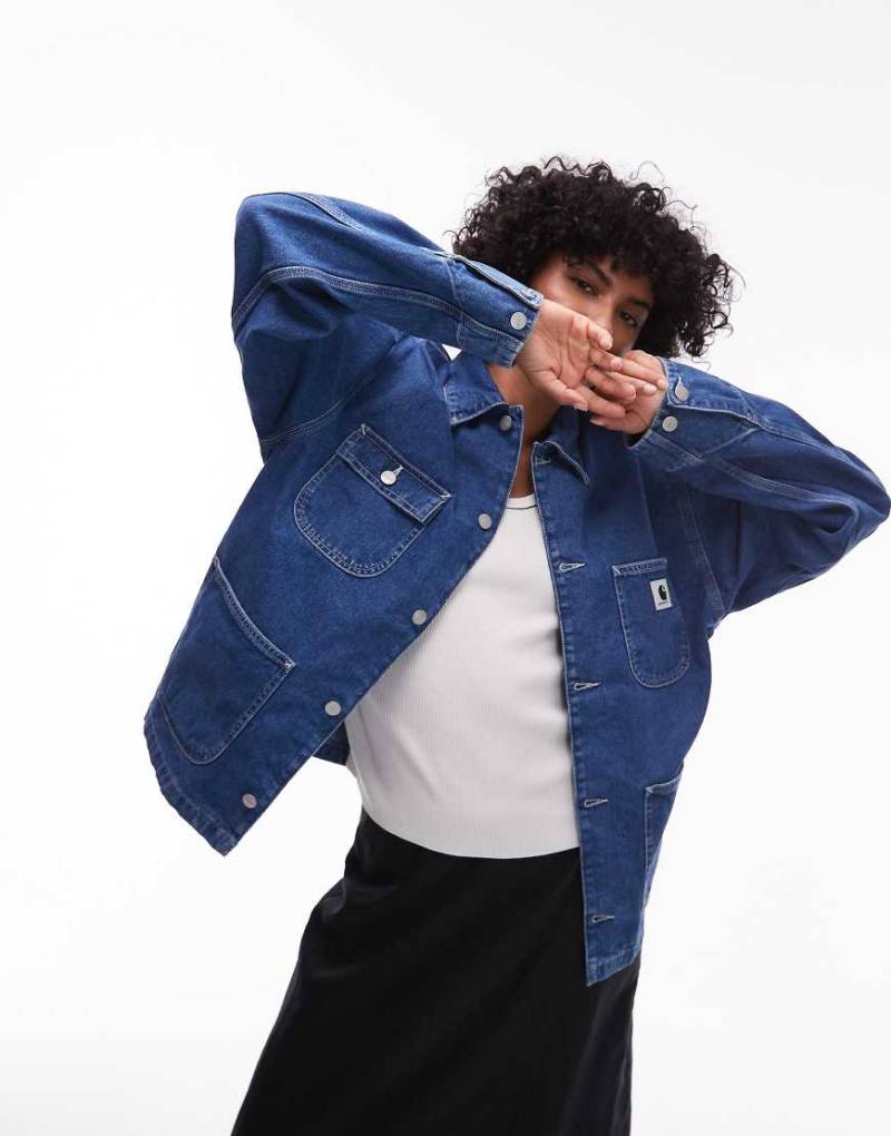 Carhartt WIP - OG Michigan - Jeansjacke in mittelblauer Waschung von Carhartt WIP