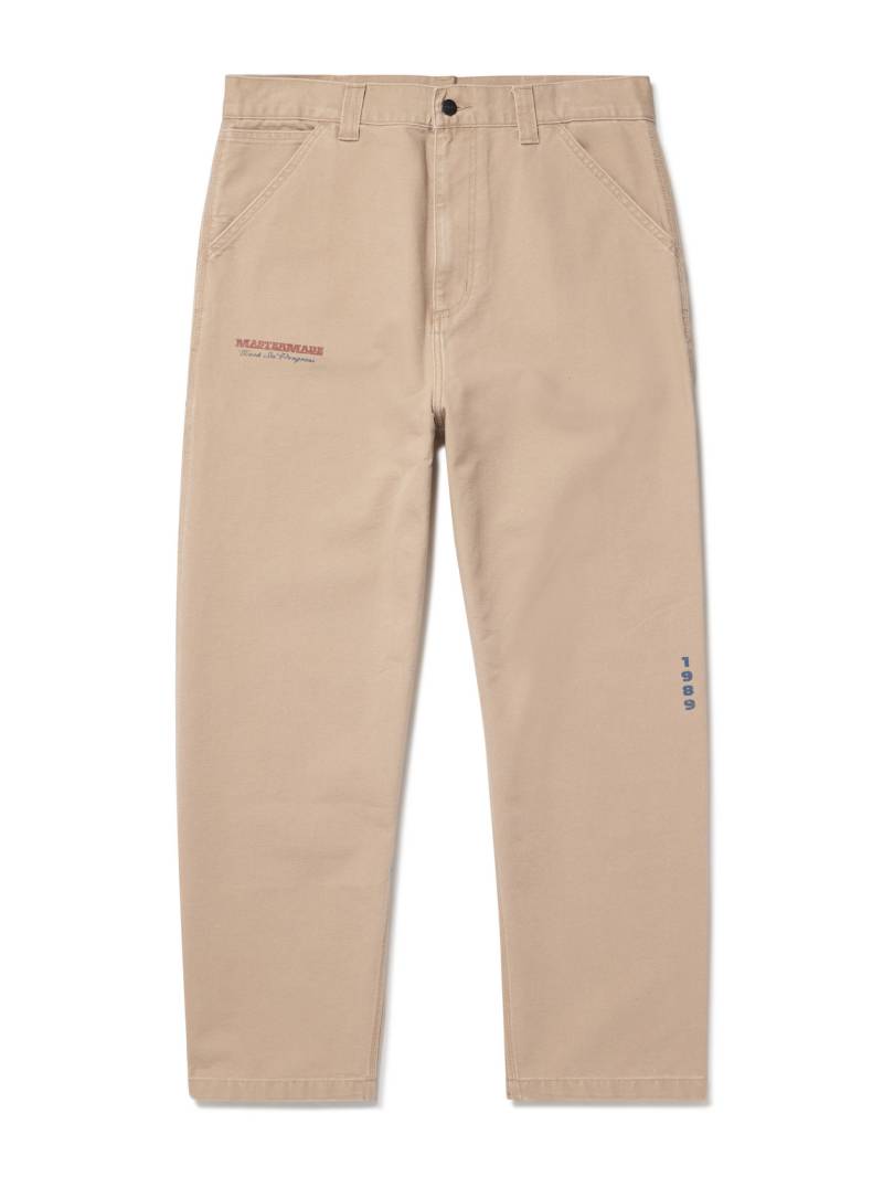 Carhartt WIP - OG Single Knee Printed Straight-Leg Organic Cotton-Canvas Trousers - Men - Neutrals - M von Carhartt WIP