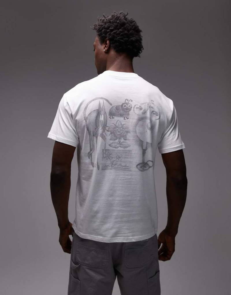 Carhartt WIP - Okniceok 01 - Loose-Fit-T-Shirt in Weiß von Carhartt WIP