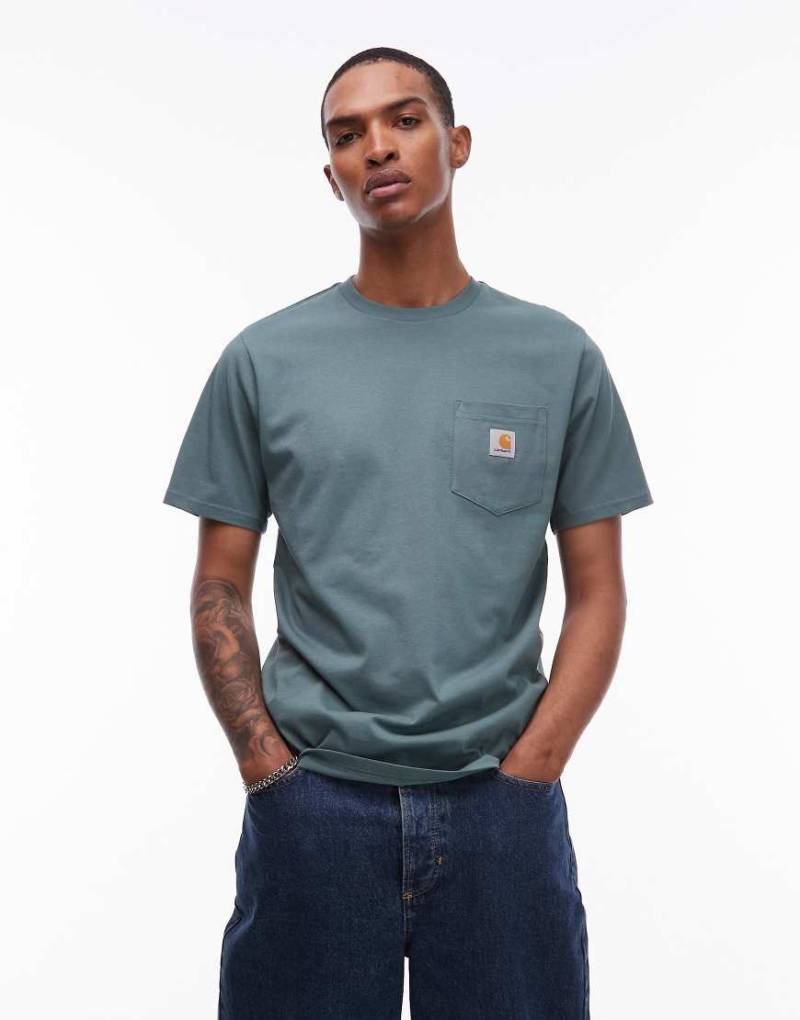Carhartt WIP - Orbit - T-Shirt in Grün mit Hellgrün von Carhartt WIP