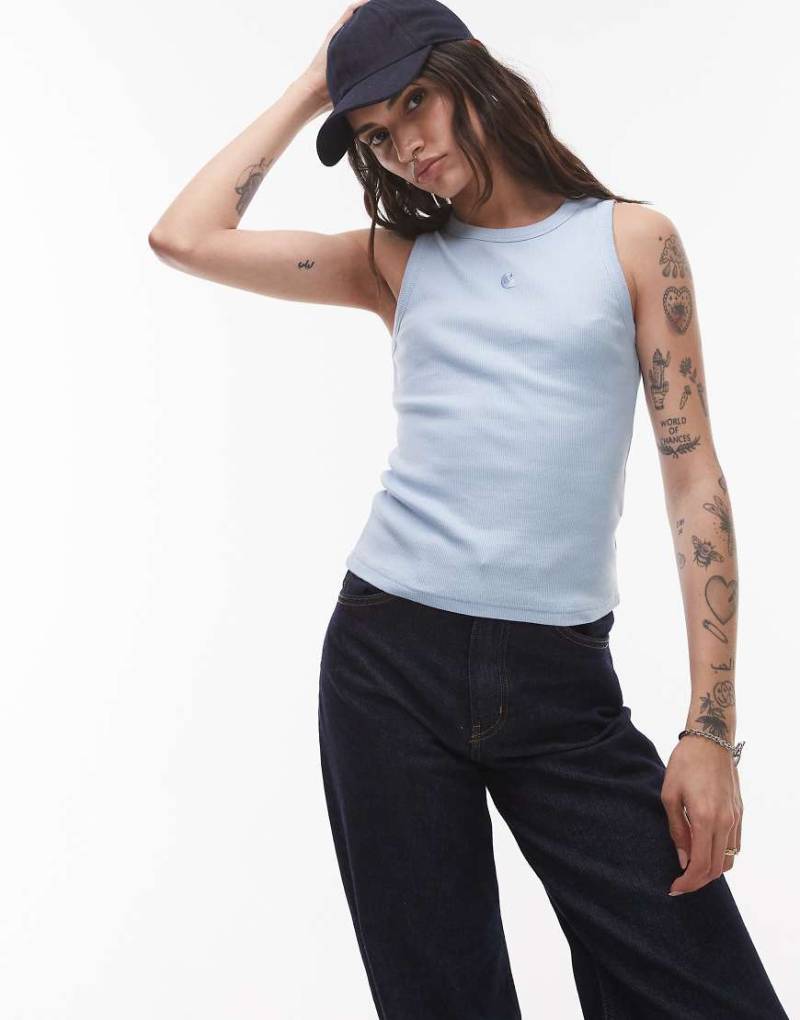 Carhartt WIP - Philips - Weste in Hellblau Carhartt WIP - Philips - Weste in Hellblau von Carhartt WIP