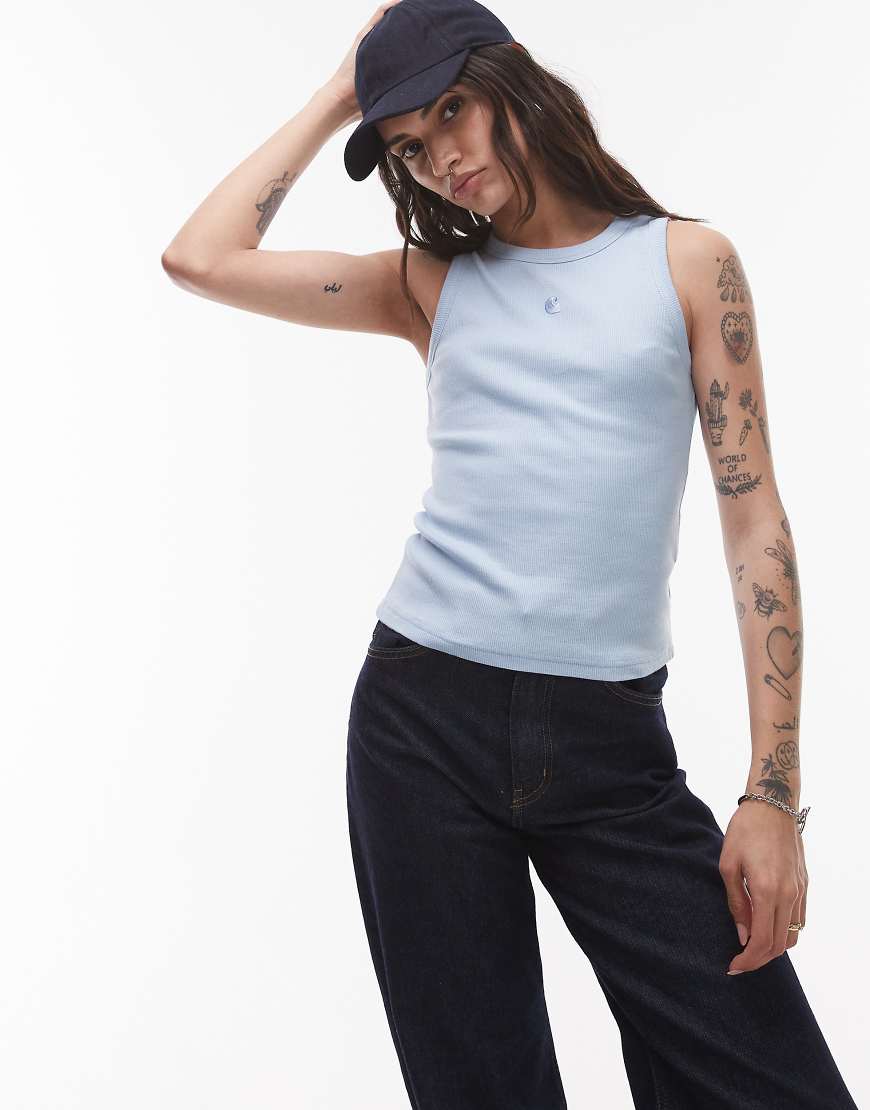 Carhartt WIP - Philips - Weste in Hellblau Carhartt WIP - Philips - Weste in Hellblau von Carhartt WIP