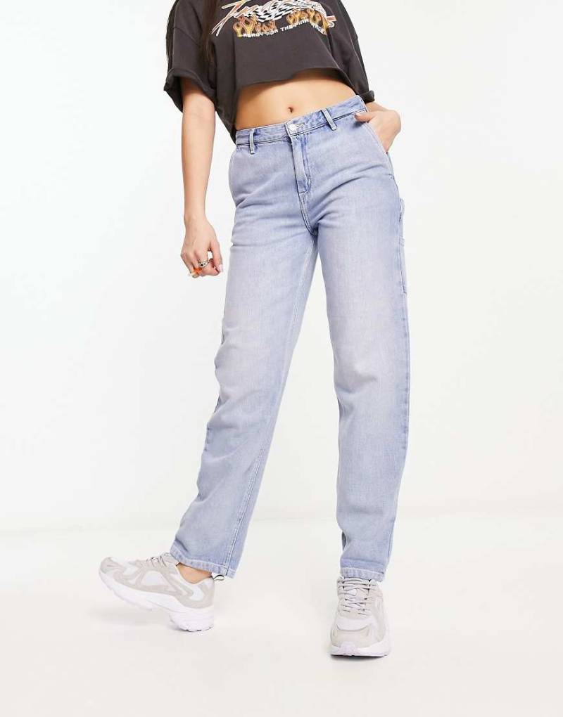 Carhartt WIP - Pierce - Boyfriend-Jeans in blauer Stone-Waschung von Carhartt WIP