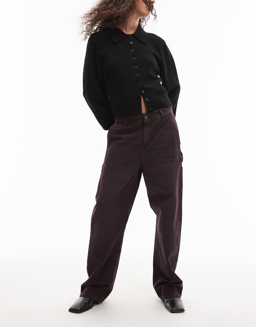 Carhartt WIP - Pierce - Carpenter-Hose in Braun mit geradem Schnitt-Brown von Carhartt WIP