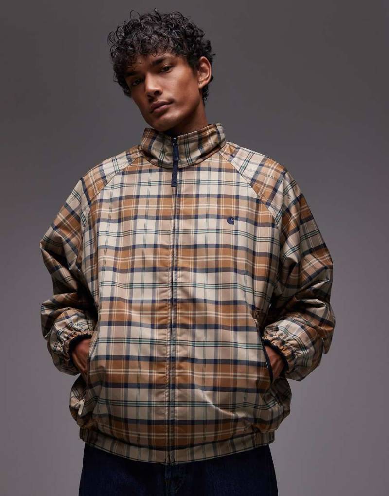 Carhartt WIP - Planer - Wendejacke in kariertem Cremeweiß-Neutral von Carhartt WIP