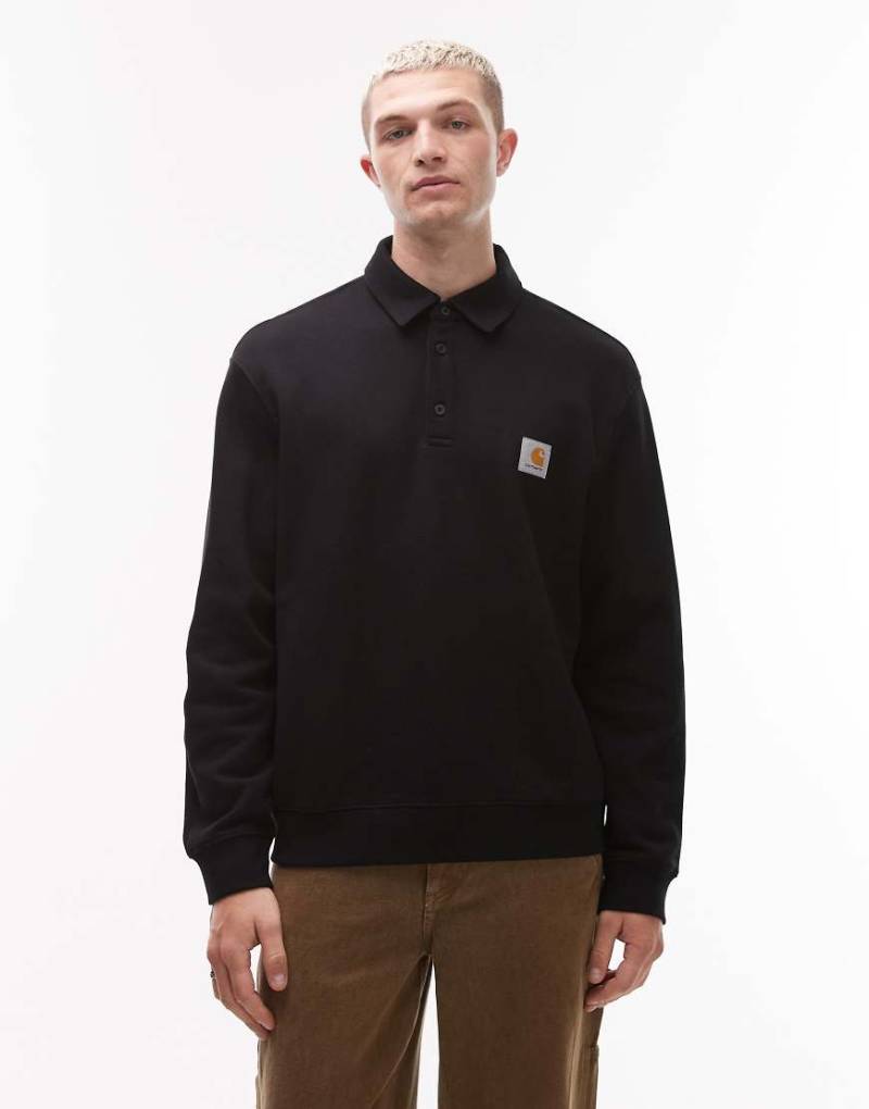 Carhartt WIP - Polo-Sweatshirt in Schwarz von Carhartt WIP