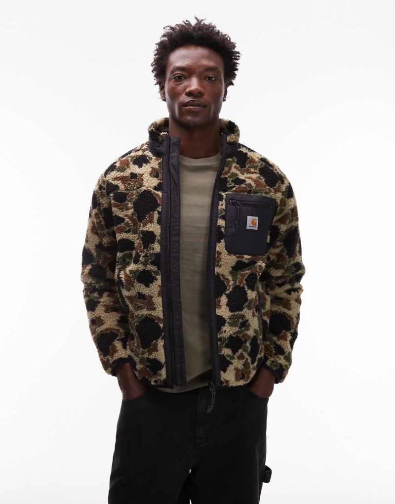 Carhartt WIP - Prentis - Gefütterte Jacke mit Military-Muster-Grün von Carhartt WIP