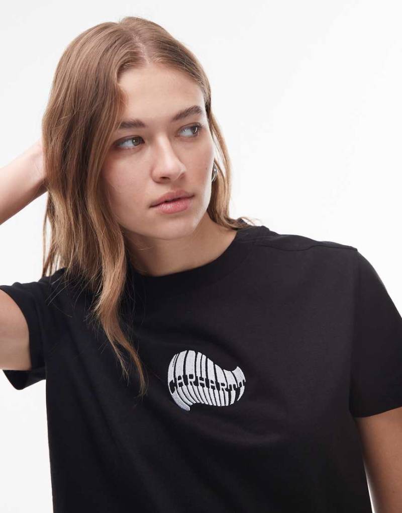 Carhartt WIP - Psshh Bibble - T-Shirt in Schwarz mit Logo von Carhartt WIP