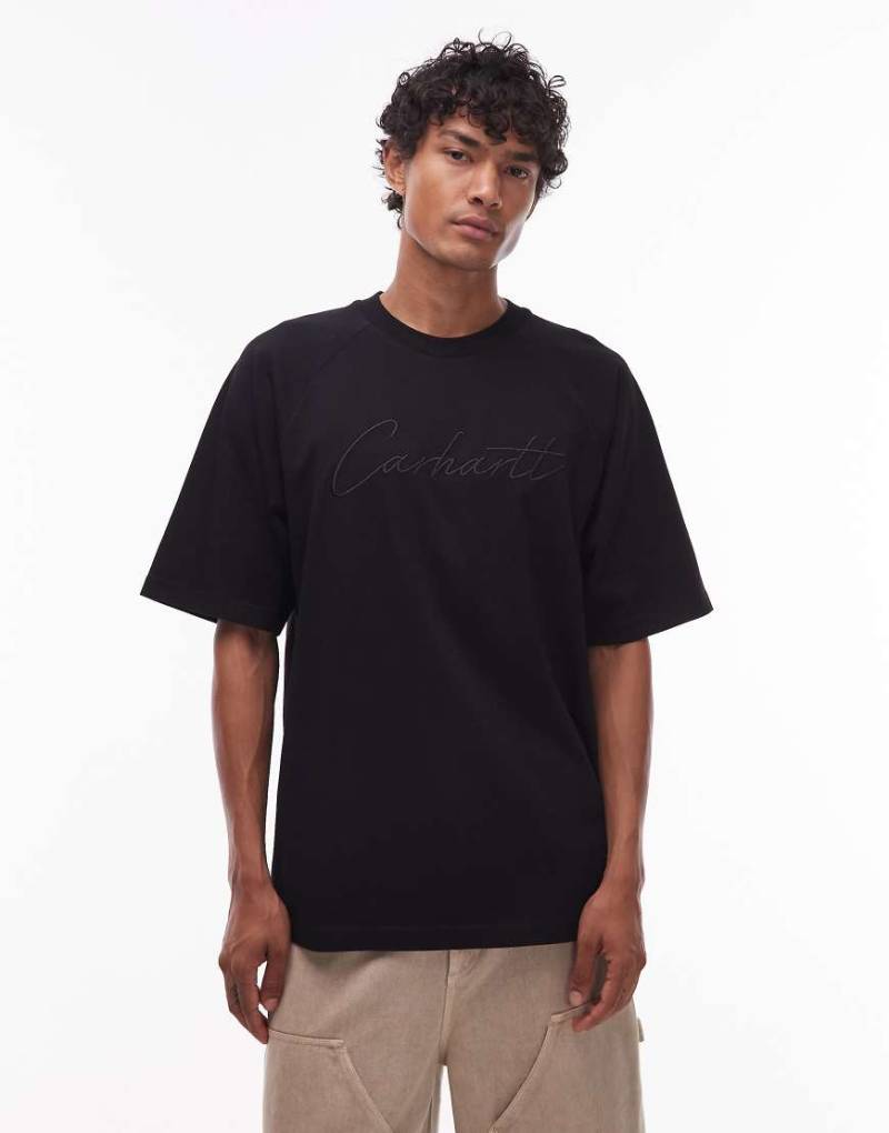 Carhartt WIP - Ray - Locker geschnittenes T-Shirt in Schwarz von Carhartt WIP