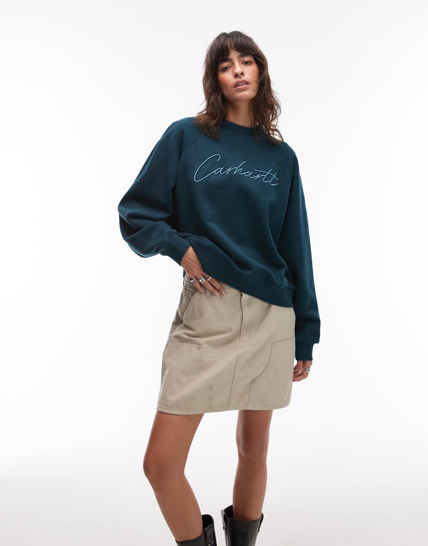 Carhartt WIP - Ray - Sweatshirt in Dunkelgrün von Carhartt WIP