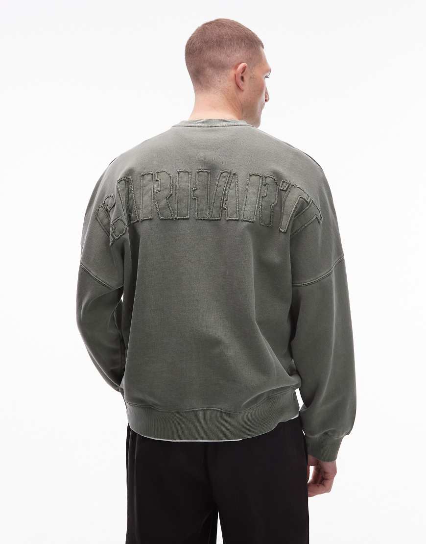 Carhartt WIP - Rggd - Oversize-Sweatshirt in Khakigrün von Carhartt WIP