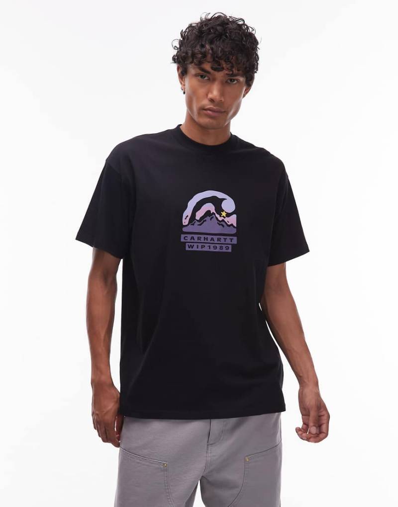 Carhartt WIP - Rising Helix - Loose Fit T-Shirt in Schwarz von Carhartt WIP