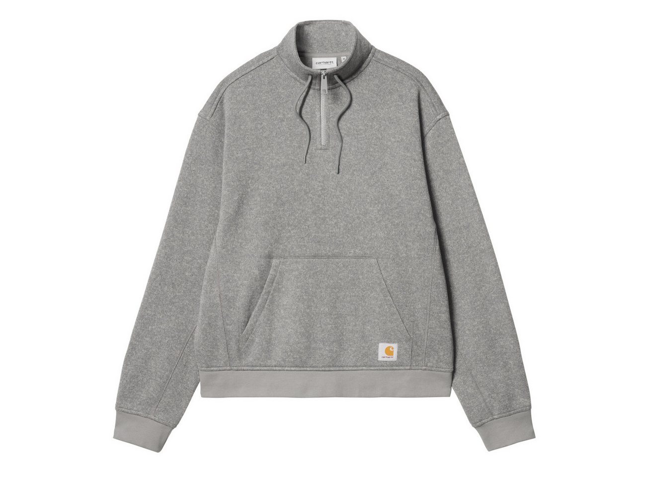 Carhartt WIP Rundhalspullover Carhartt WIP Luther Half Zip Sweat Herren Misty Grey Heather Carhartt WIP Rundhalspullover Carhartt WIP Luther Half Zip Sweat Herren Misty Grey Heather von Carhartt WIP