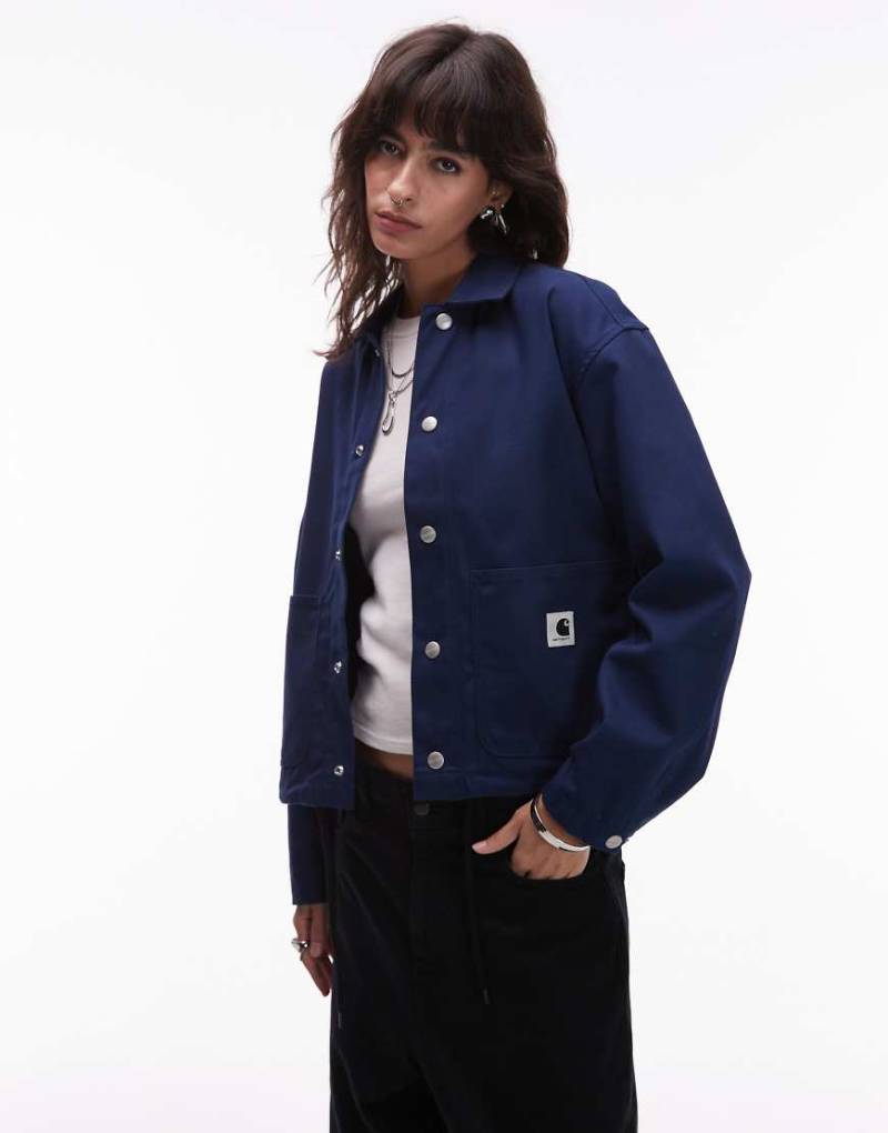 Carhartt WIP - Schlichte Hemdjacke in Blau von Carhartt WIP