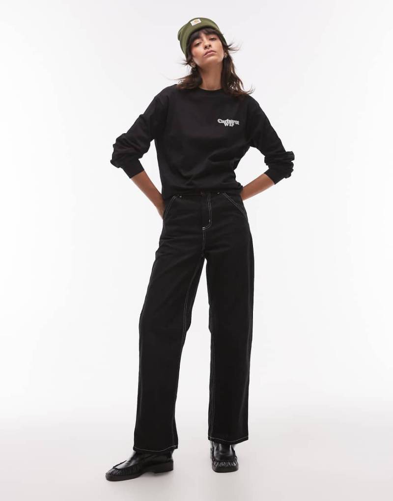 Carhartt WIP - Schlichte Hose in Schwarz von Carhartt WIP