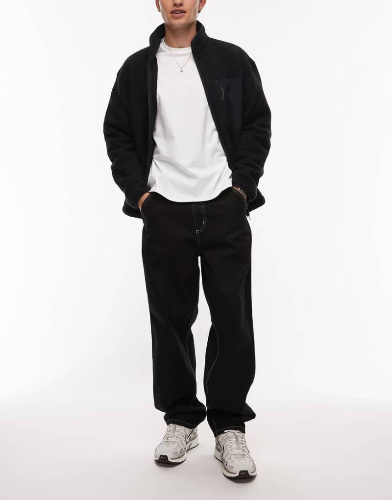 Carhartt WIP - Schlichte Jeans in schwarzer Waschung und gerader Passform im Relaxed Fit von Carhartt WIP