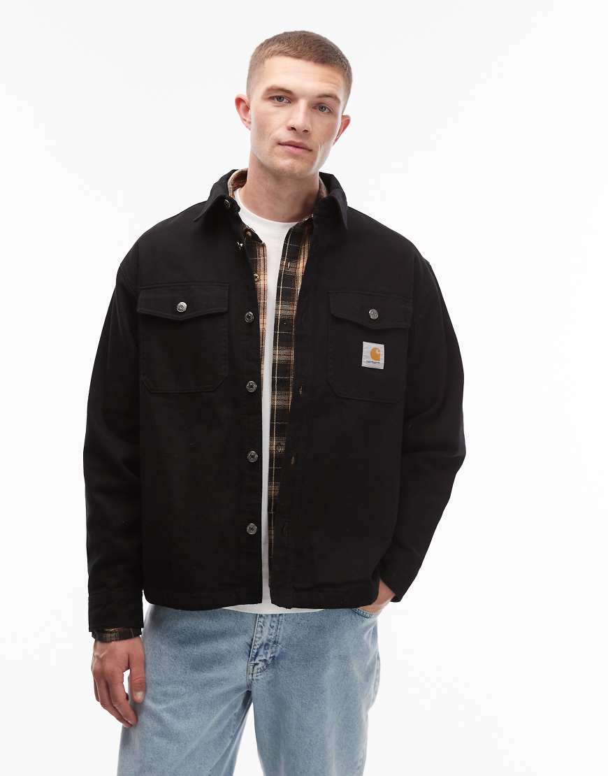 Carhartt WIP - Selby - Denim-Hemdjacke in Schwarz von Carhartt WIP