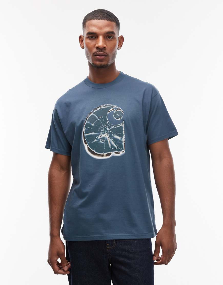Carhartt WIP - Shattered - T-Shirt in Blau von Carhartt WIP