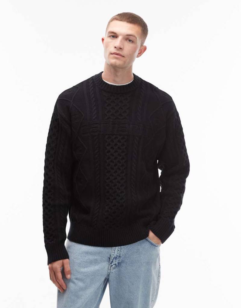 Carhartt WIP - Shawn - Strickpullover in Schwarz von Carhartt WIP