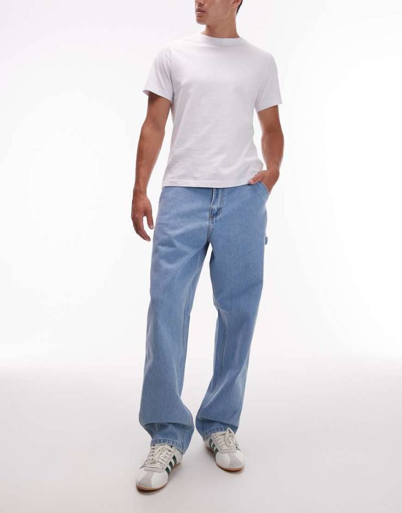 Carhartt WIP - Single Knee - Hose in Hellblau von Carhartt WIP