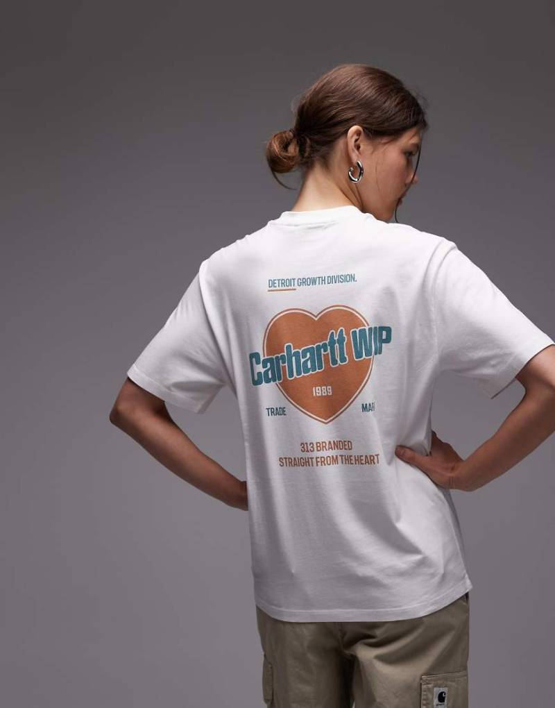 Carhartt WIP - T-Shirt in Weiß mit „Growth"-Motivdetail auf dem Rücken von Carhartt WIP