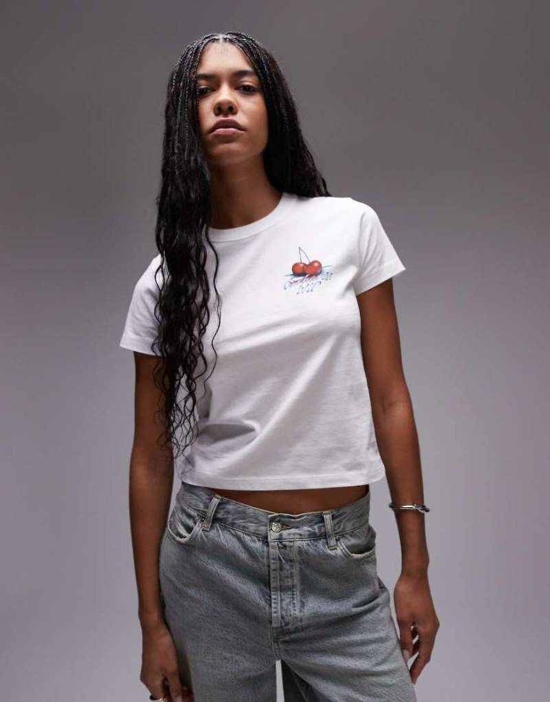 Carhartt WIP - T-Shirt in Weiß mit Jake-Garcia-Rückenmotiv von Carhartt WIP