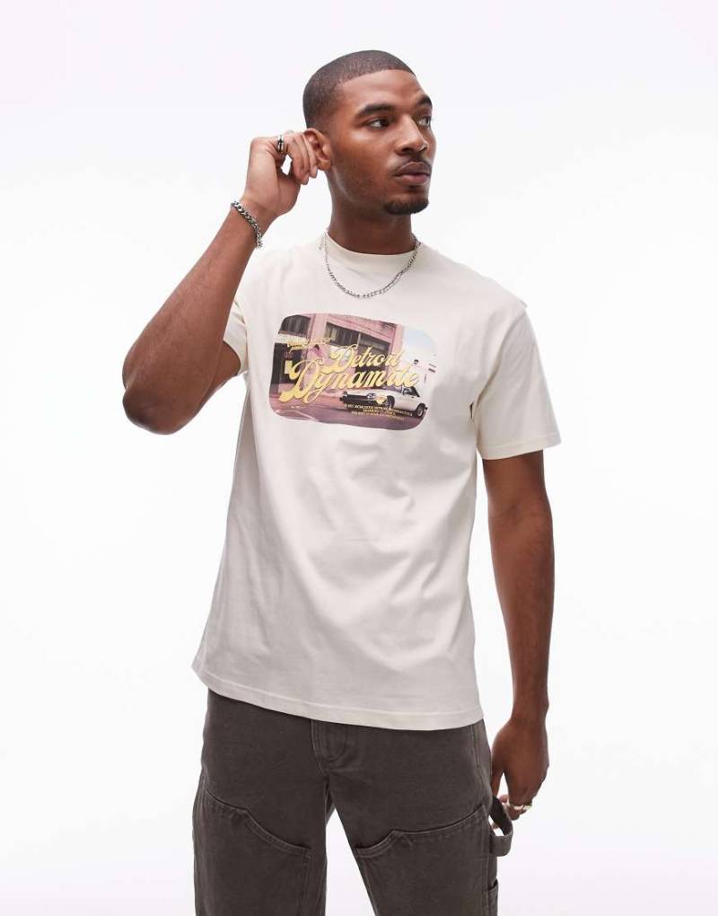 Carhartt WIP - The Greatest Flicks - T-Shirt in Beige-Neutral von Carhartt WIP
